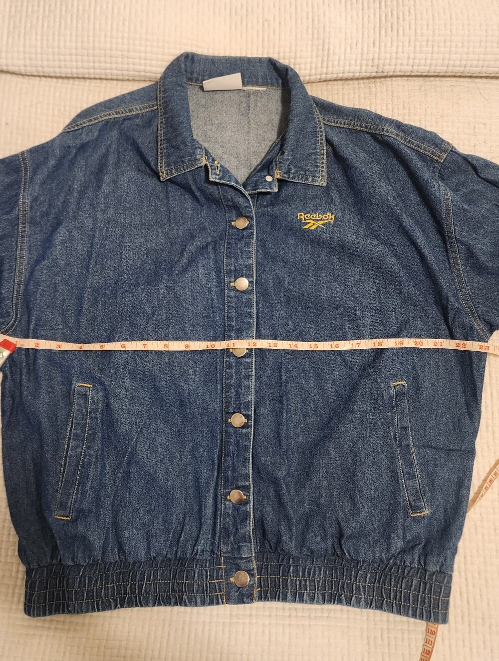 Unisex Reebok Jean Jacket - Picture 6 of 8